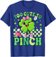 Too Cute to Pinch Shamrock St Patricks Day Toddler Girl Kids T-Shirt - T-Shirt | Royal