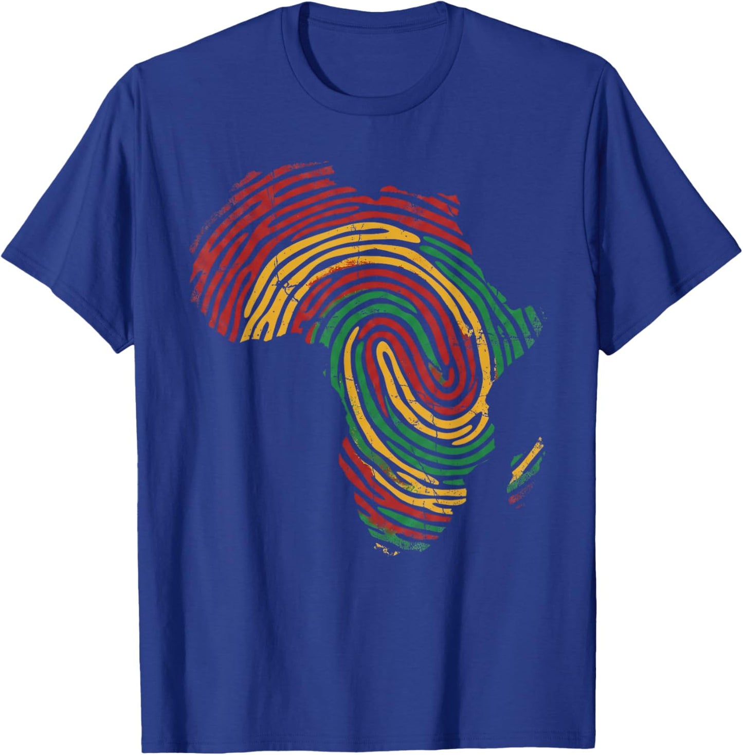 It's in My DNA Pan African Fingerprint Black History Life T-Shirt - T-Shirt | Royal