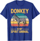 Cute Donkey Design Women Pet Animal Donkey Lovers T-Shirt - T-Shirt | Royal