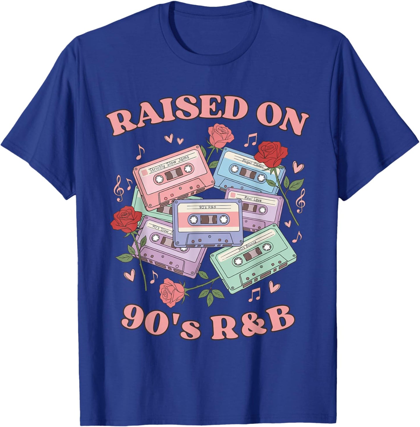 Raised On 90s R&B, 90s R&B T-Shirt - T-Shirt | Royal