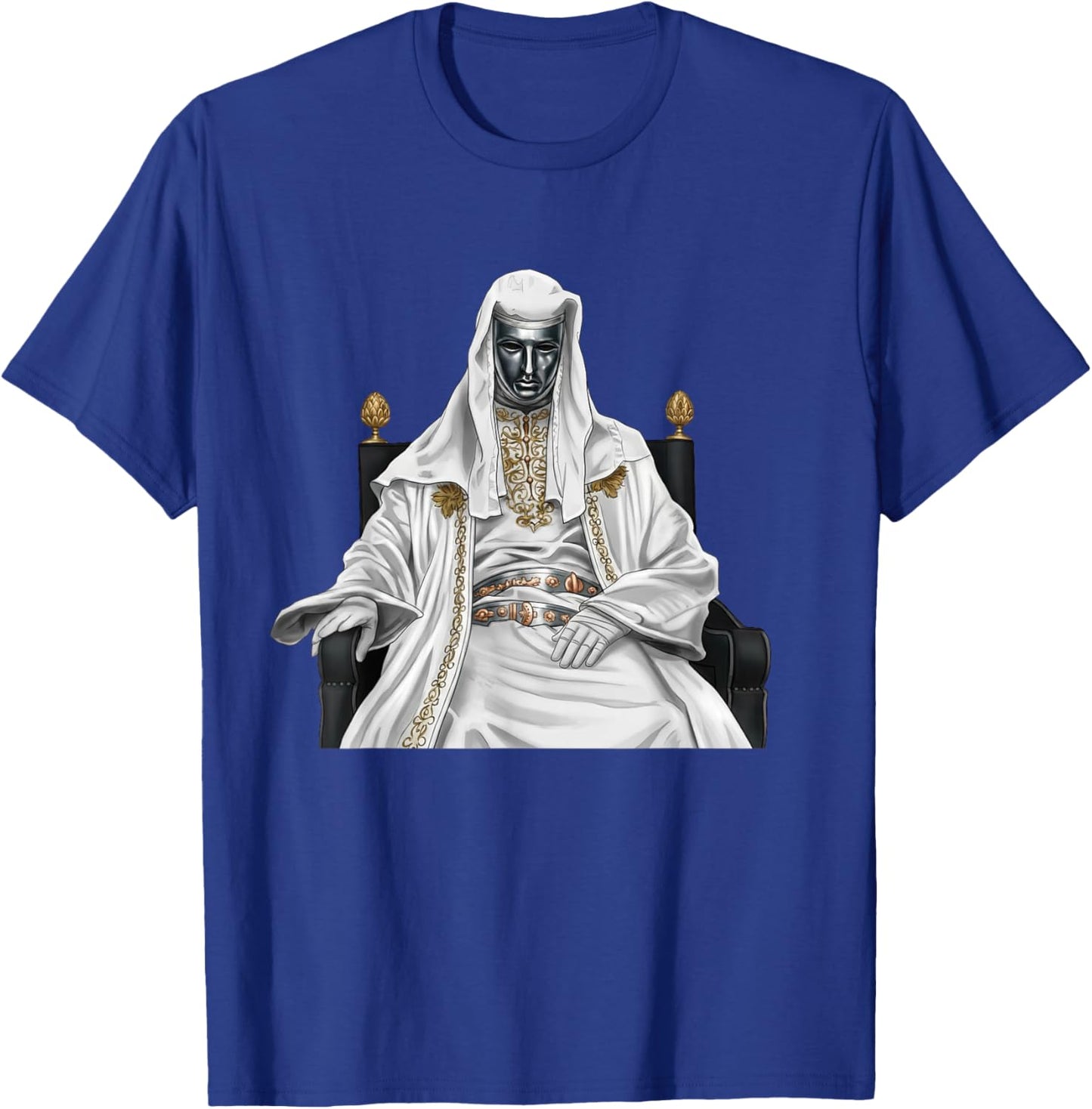 Silver Mask King Baldwin Meme T-Shirt - T-Shirt | Royal