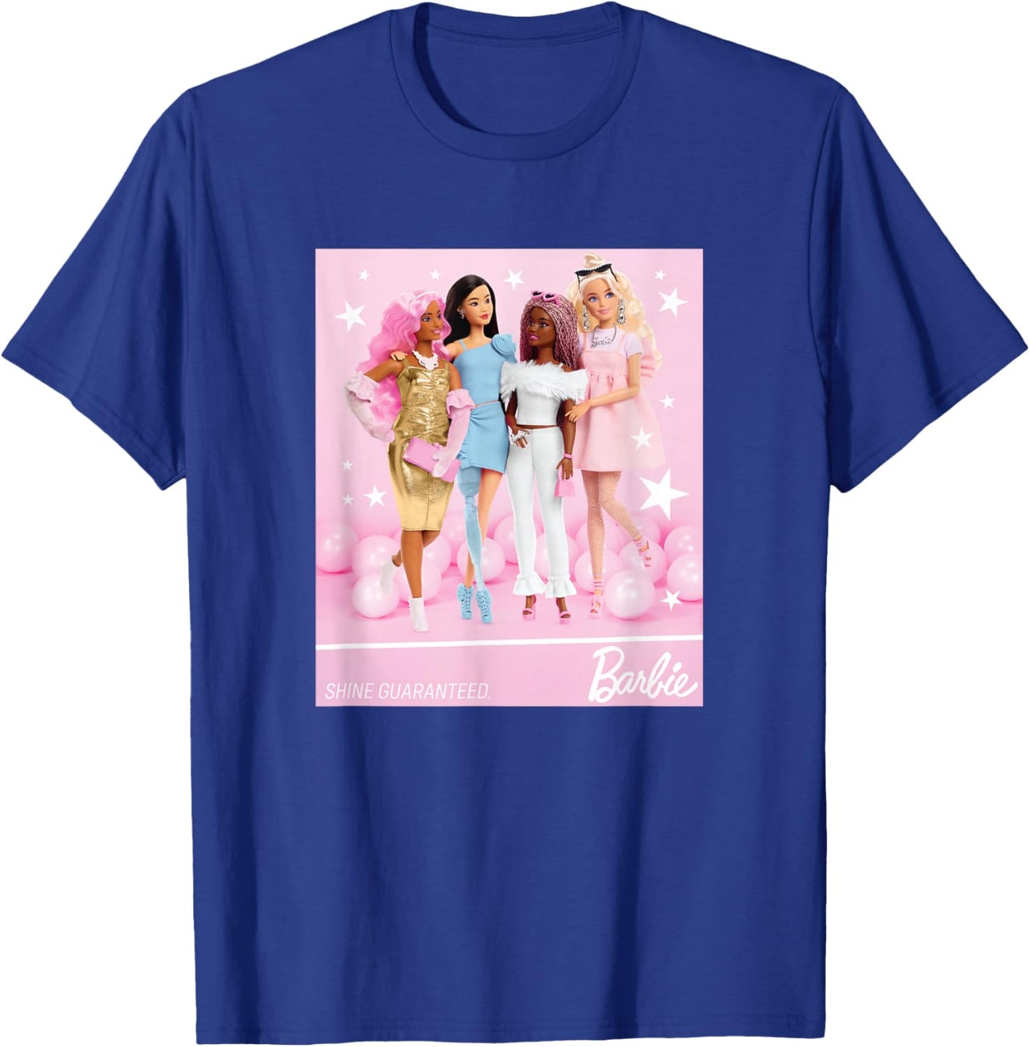 Barbie Birthday Shine Guaranteed T-Shirt - T-Shirt | Royal
