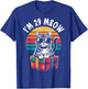 29th Birthday 29 Years Old I’m 29 Meow Funny Cat Birthday T-Shirt - T-Shirt | Royal