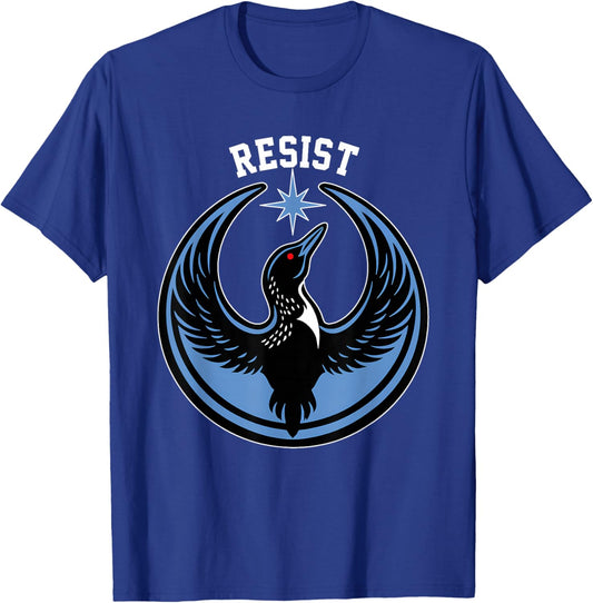 Resist Minnesota Rebel New State Flag T-Shirt - T-Shirt | Royal