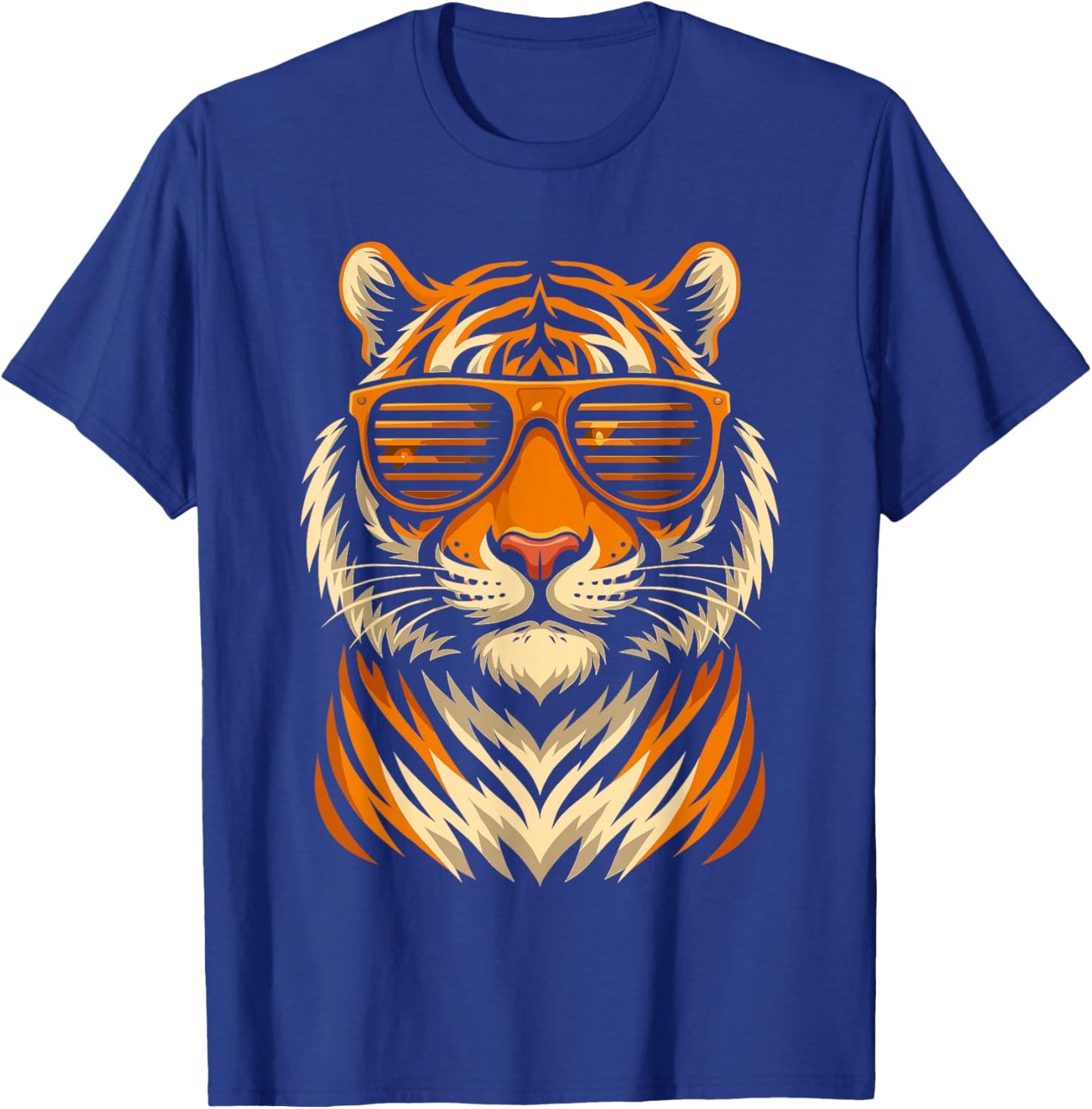 Cool Shirts for Boys Kids, Funny Tiger Sunglasses T-Shirt - T-Shirt | Royal