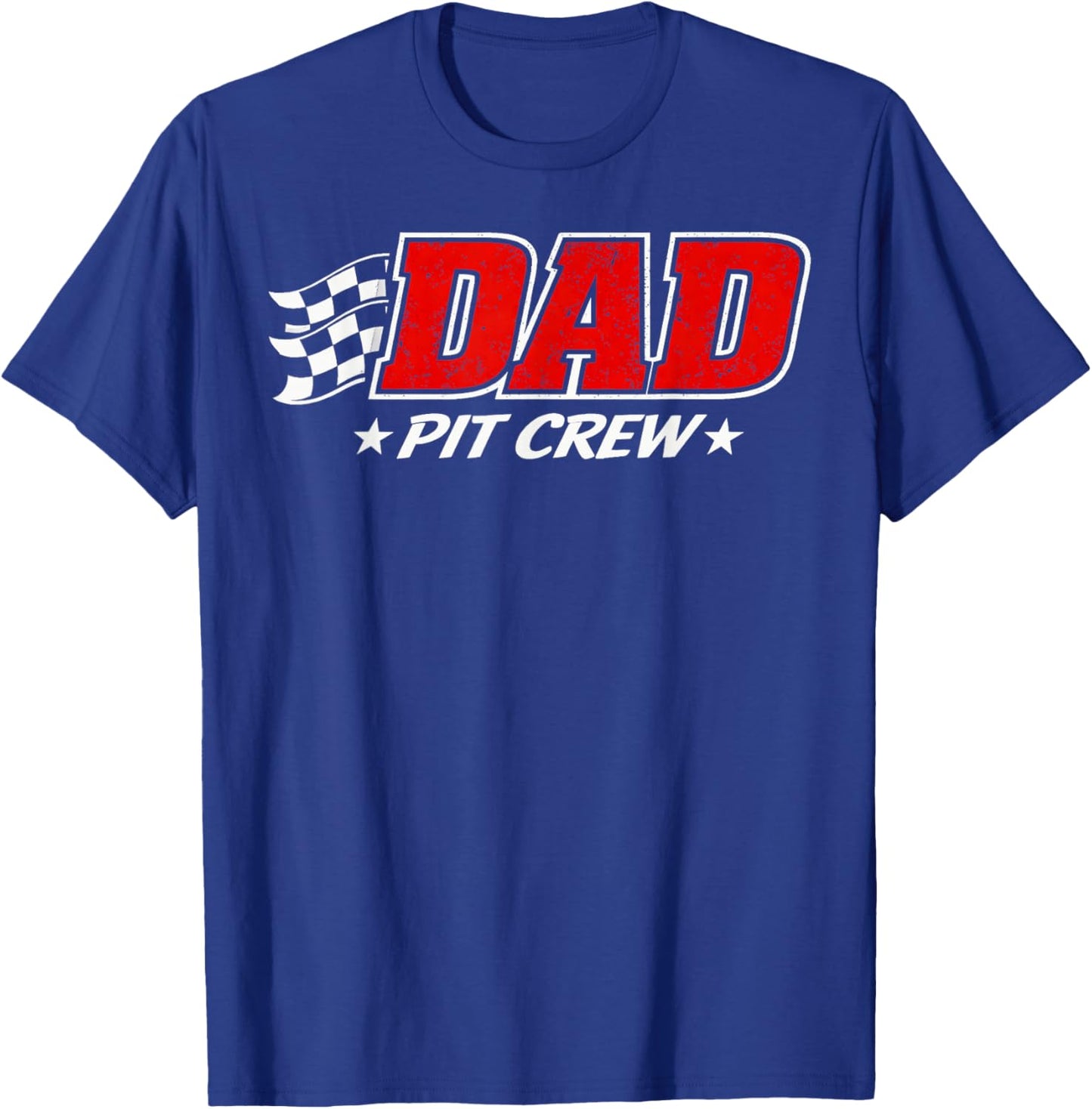 Race Car Birthday Party Racing Family Matching Dad Pit Crew T-Shirt - T-Shirt | Royal
