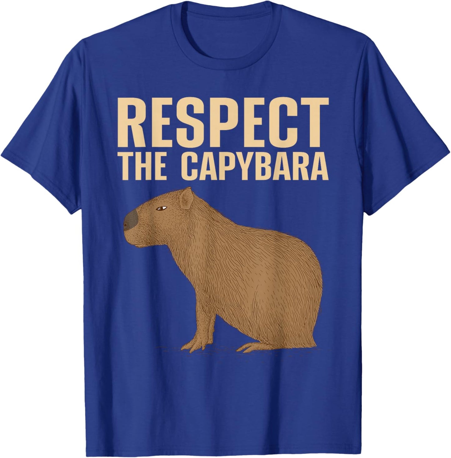 Cool Capybara Art Women Kids Rodent Capybara Lover T-Shirt - T-Shirt | Royal