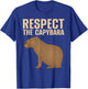 Cool Capybara Art Women Kids Rodent Capybara Lover T-Shirt - T-Shirt | Royal