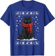 Cat Ugly Christmas T-Shirt - T-Shirt | Royal