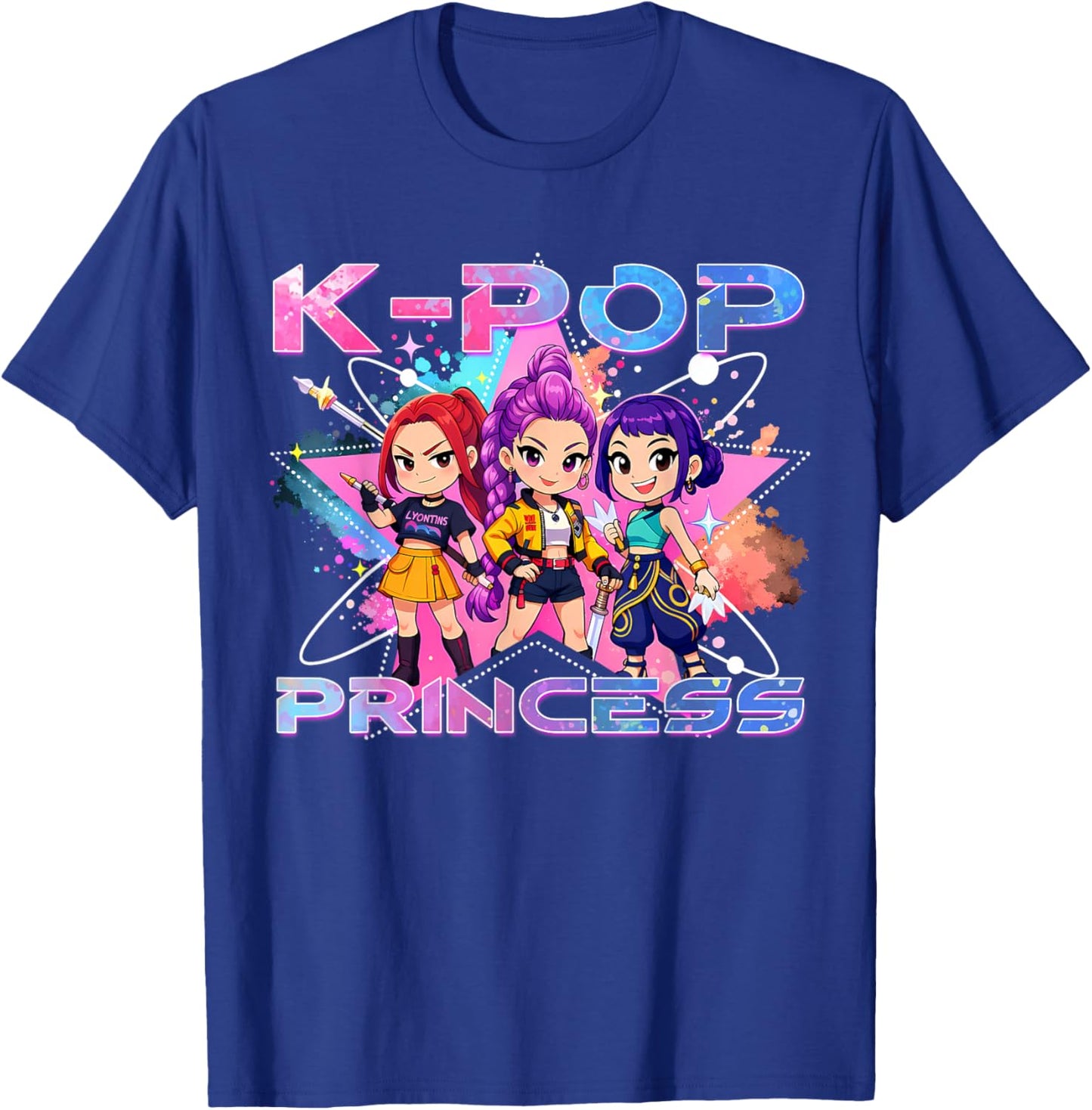 K-pop Princess K Pop Kids Girls K-pop Birthday Girl Kpop T-Shirt - T-Shirt | Royal