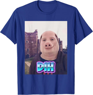 John Pork Meme Dih Funny Memes Internet Memes Brainrot Memes T-Shirt - T-Shirt | Royal