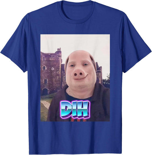 John Pork Meme Dih Funny Memes Internet Memes Brainrot Memes T-Shirt - T-Shirt | Royal