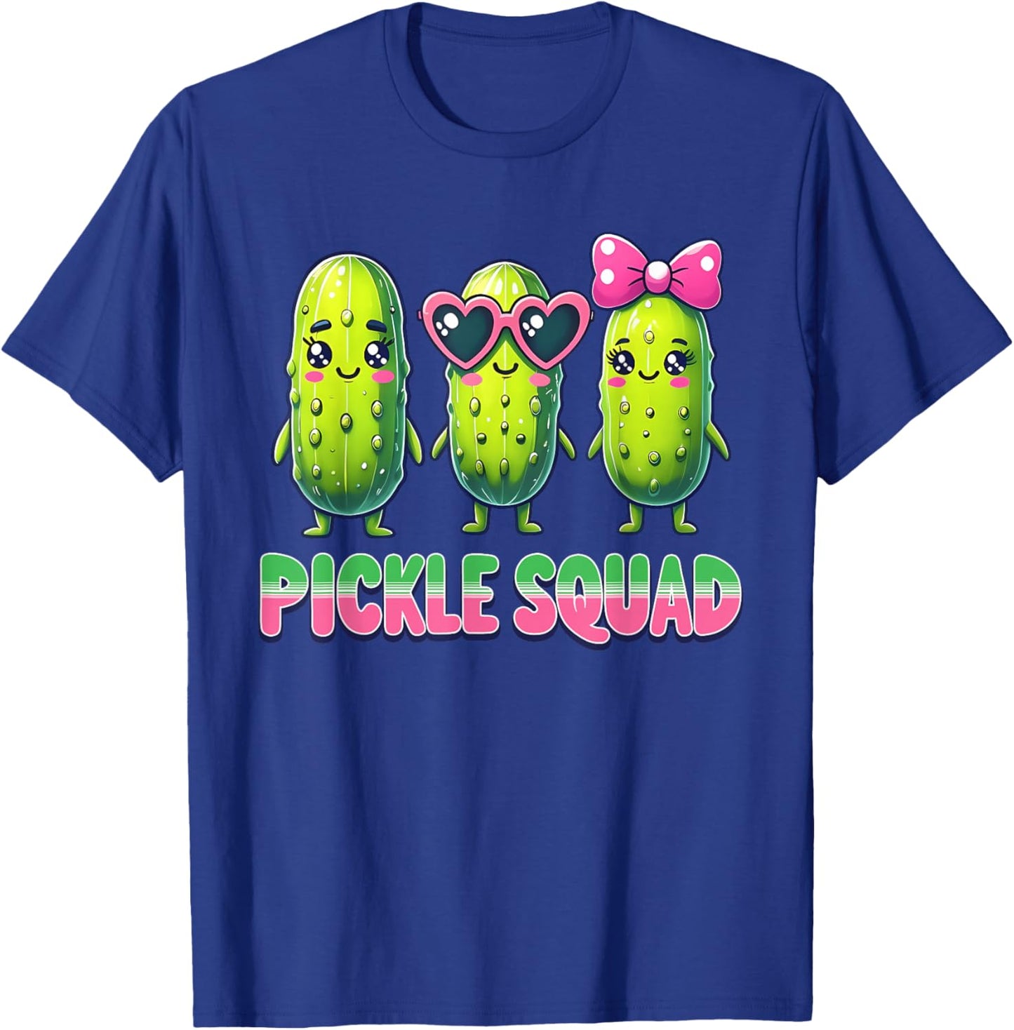 Cute Pickle Squad Funny Toddler Kids Pickle Boys Girls T-Shirt - T-Shirt | Royal