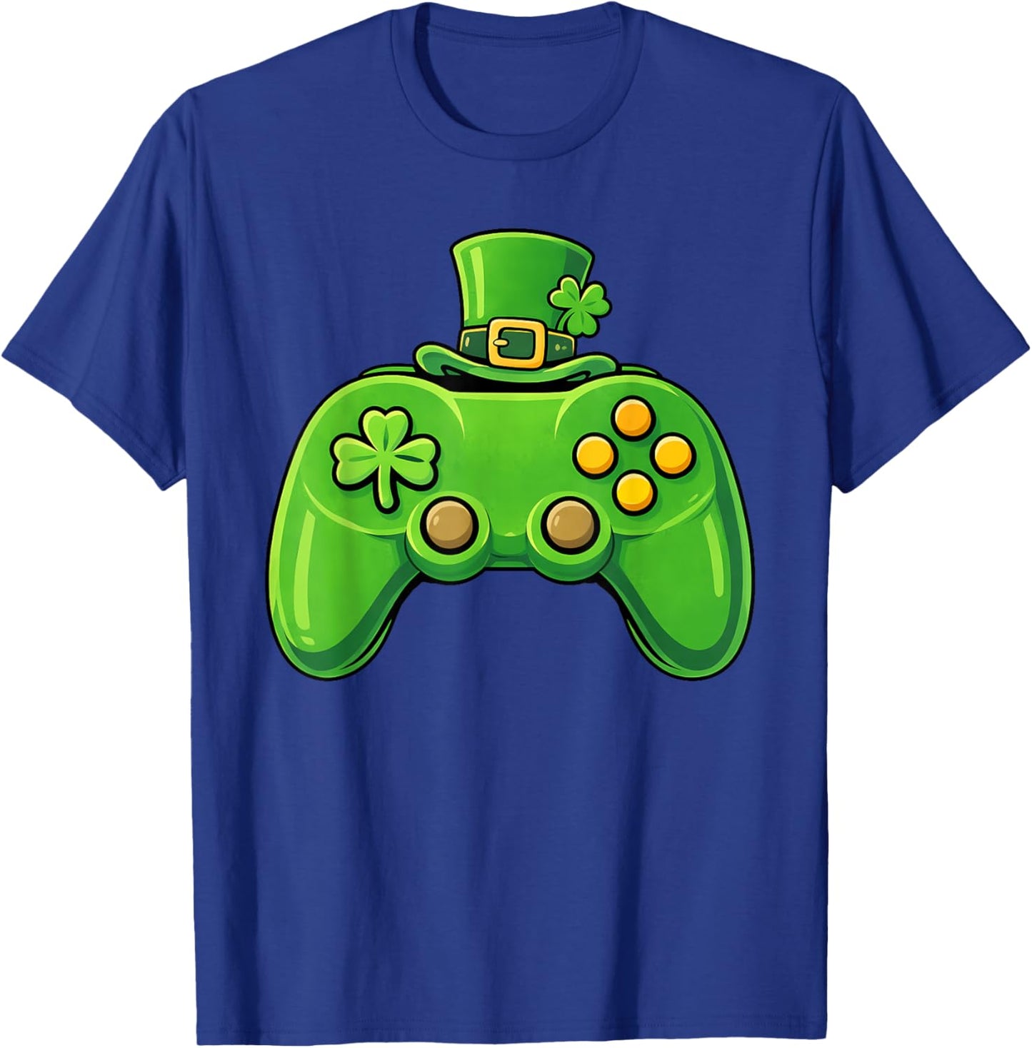 Kids Monster Truck Shamrock St Patrick's Day Boys T-Shirt - T-Shirt | Royal