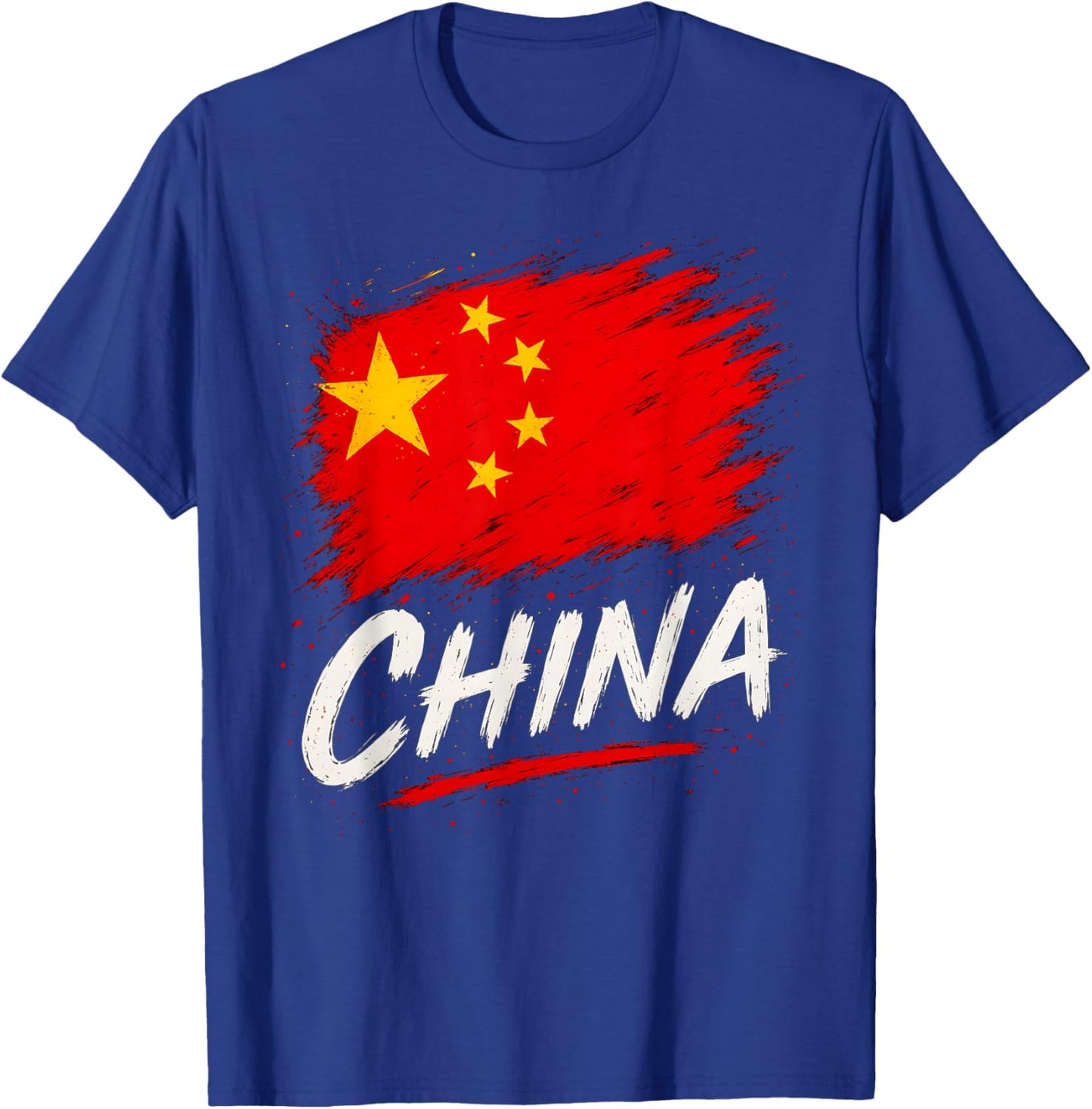 China Chinese Flag T-Shirt - T-Shirt | Royal