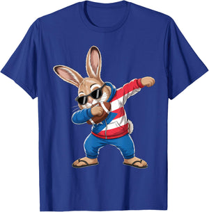 Puerto Rico Flag Rabbit Puerto Rican Bunny T-Shirt - T-Shirt | Royal