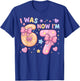I was 6 Now I'm 7 Birthday Coquette Bow Cute Birthday Girl T-Shirt - T-Shirt | Royal