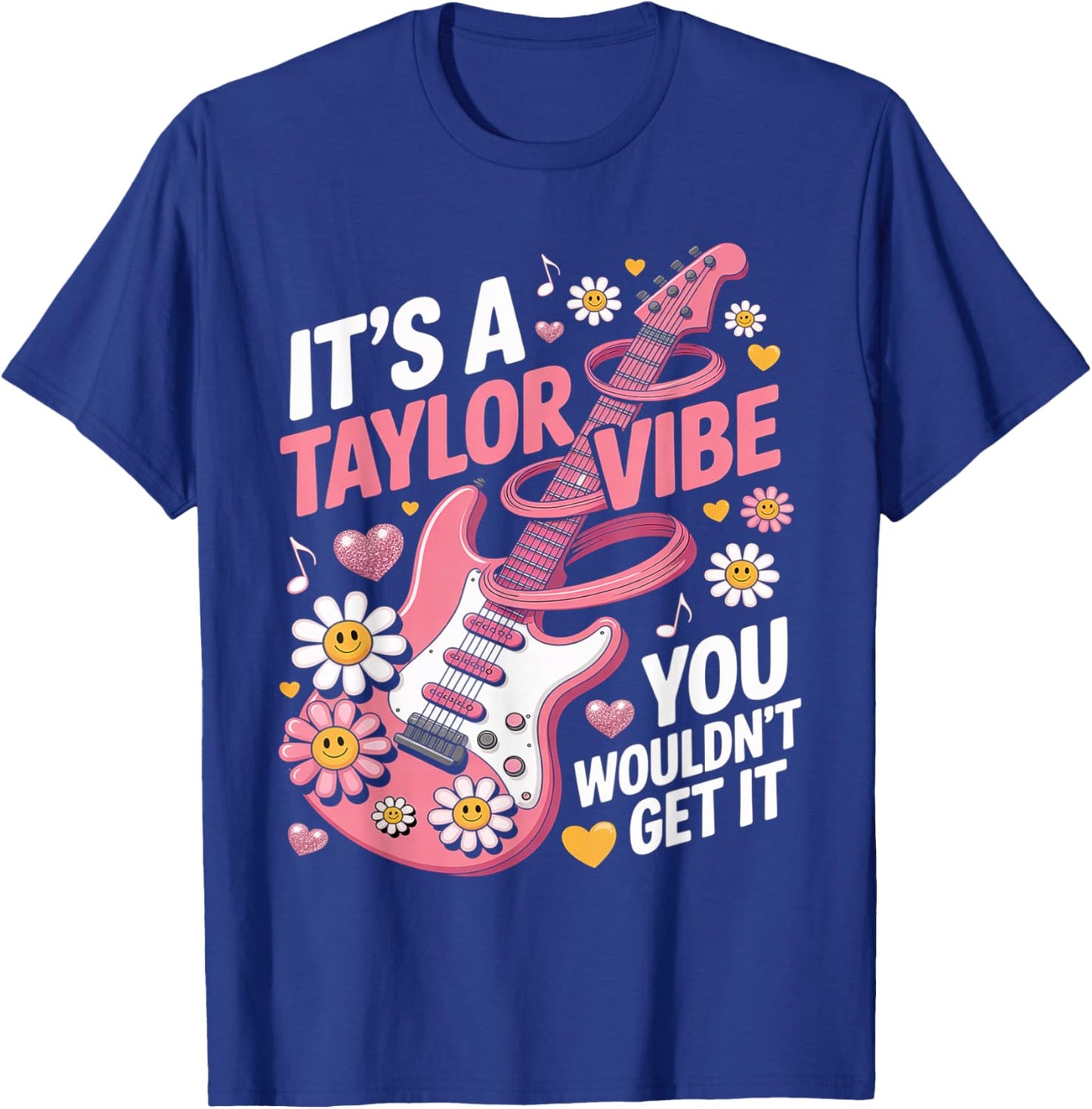 Girl Retro Taylor First Name Personalized Groovy 70's 80's T-Shirt - T-Shirt | Royal