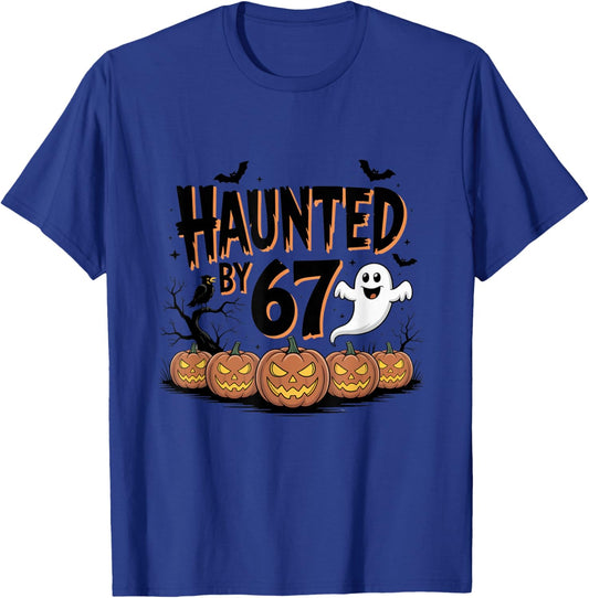 Haunted by 6-7 Funny Halloween 6-7 Costume Six Seven T-Shirt - T-Shirt | Royal