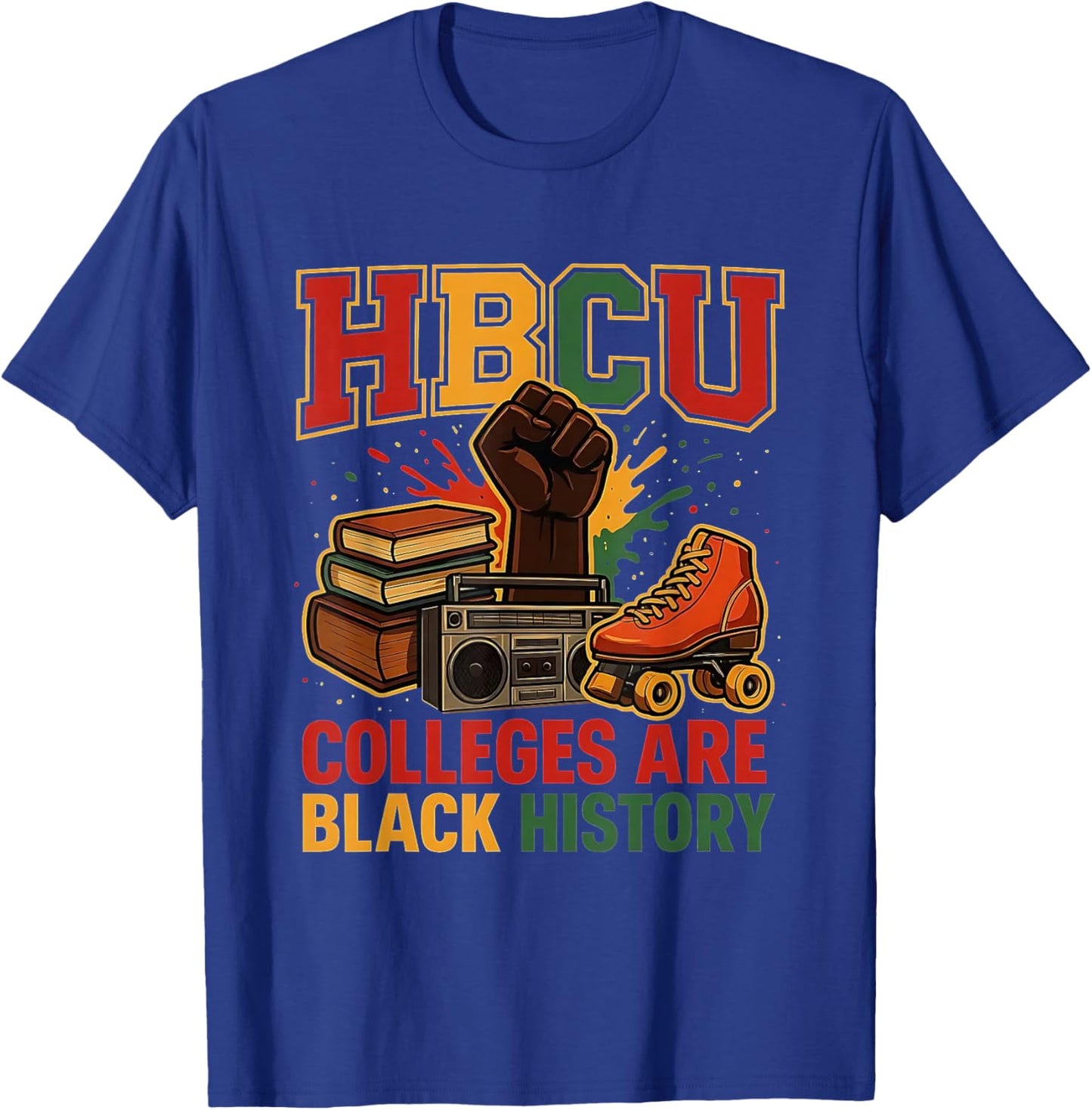 African American Students HBCU Colleges Black History T-Shirt - T-Shirt | Royal