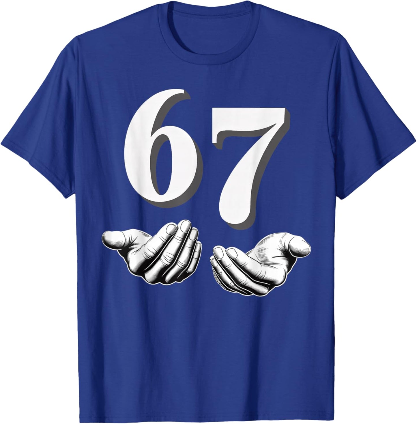 Six Seven 6 7 Meme T-Shirt - T-Shirt | Royal