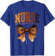 Black History Month Stethoscope Coquette Bow African Nurses T-Shirt - T-Shirt | Royal