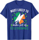 Matching St Patricks Day Most Likely to Bake Pot of Gold T-Shirt - T-Shirt | Royal