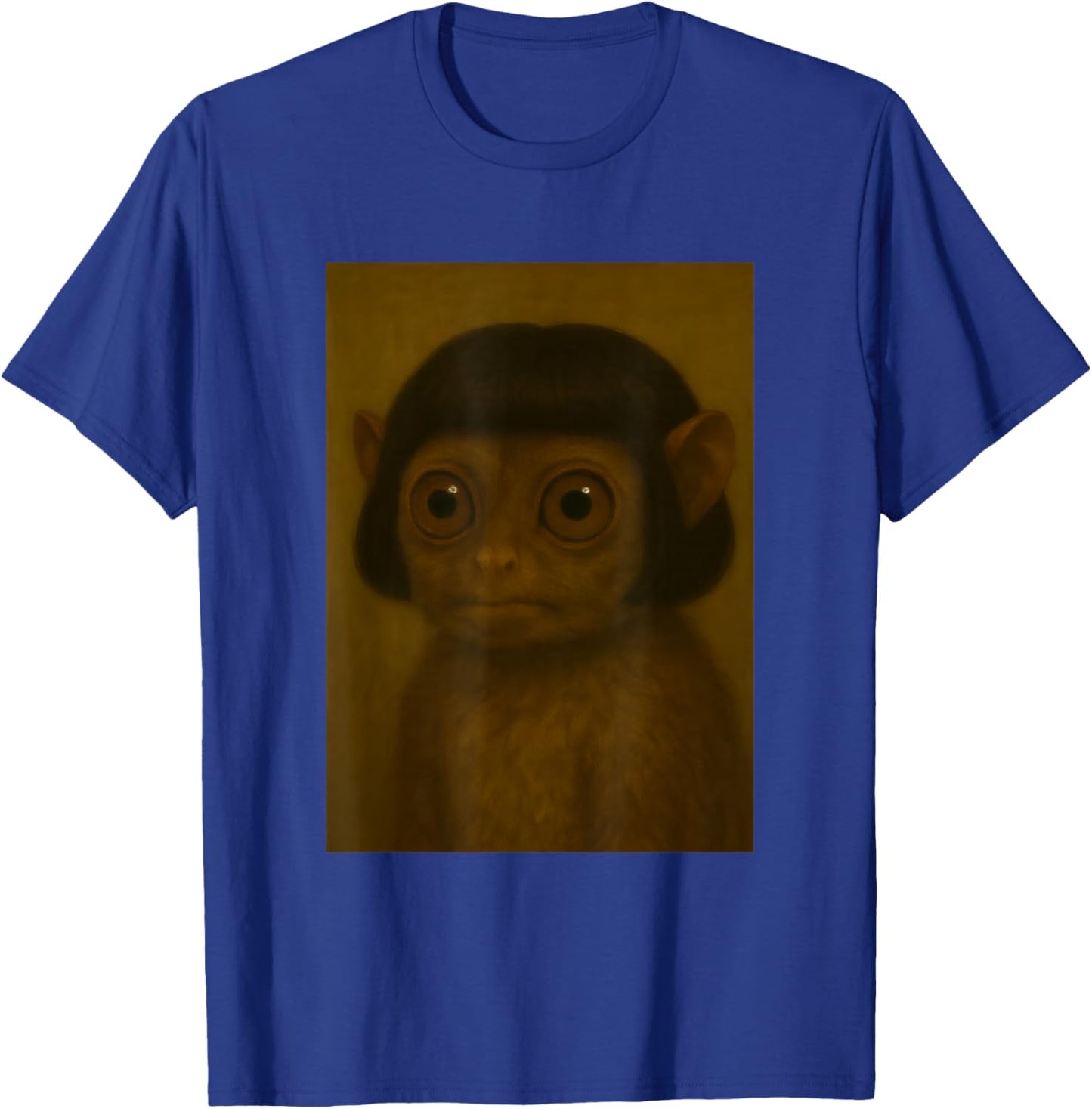 Funny Tarsier Bob Haircut Viral Meme T-Shirt - T-Shirt | Royal