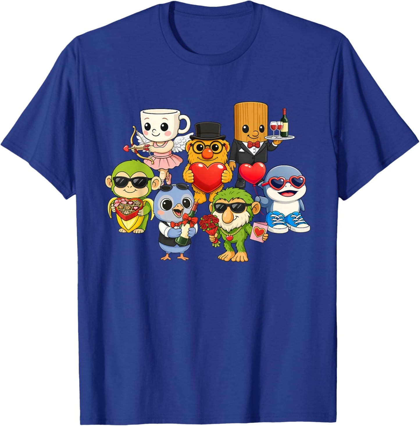 Baby Brainrot Valentines Day 2026 Cute Meme Kids Los Dicen T-Shirt - T-Shirt | Royal