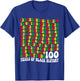 100 Years of Black History Pride African Heritage Teacher T-Shirt - T-Shirt | Royal