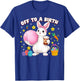 Off to A Birth Doula Bunny Easter Day Postpartum Birth Coach T-Shirt - T-Shirt | Royal