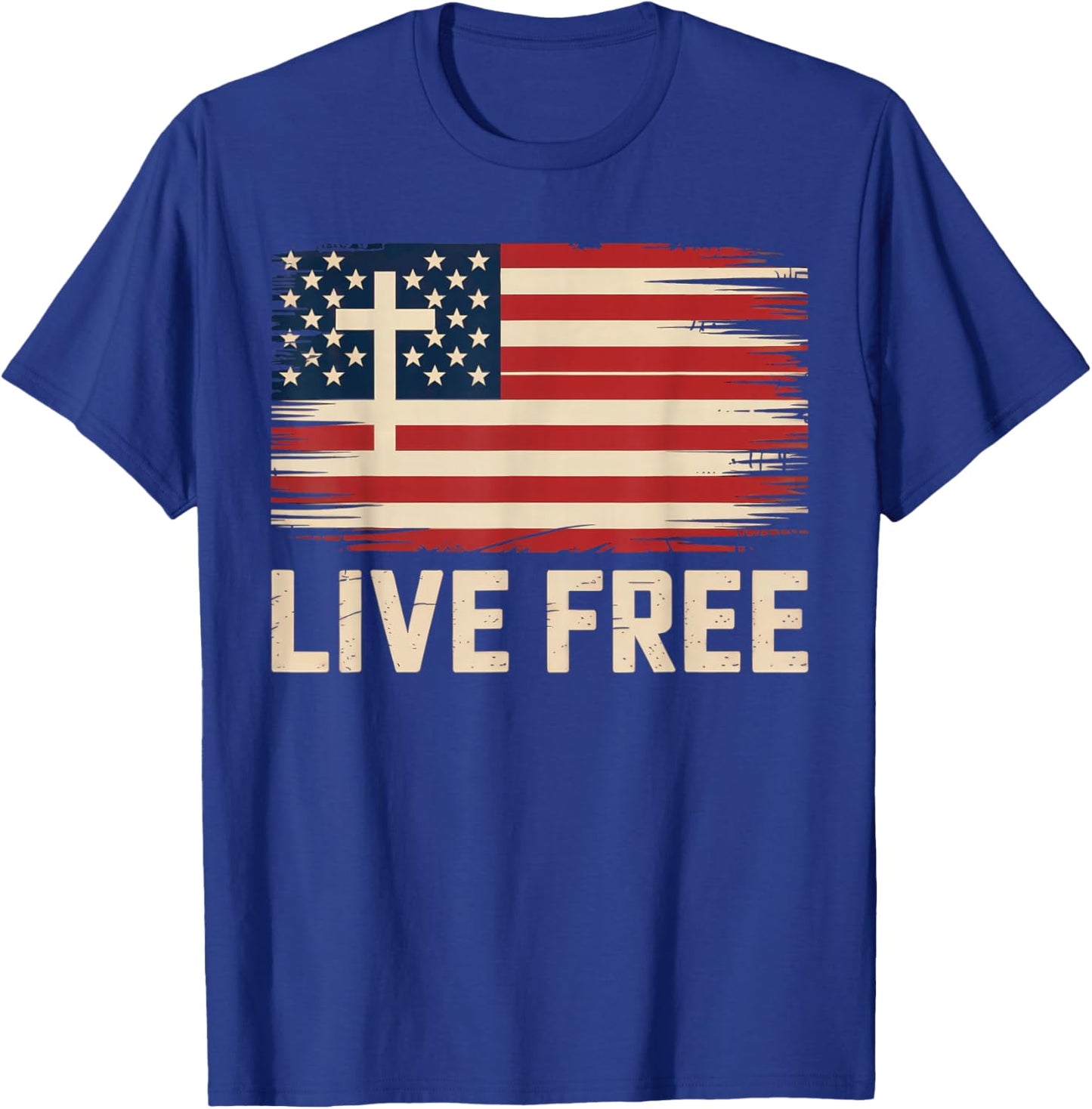Live Free T-Shirt - T-Shirt | Royal