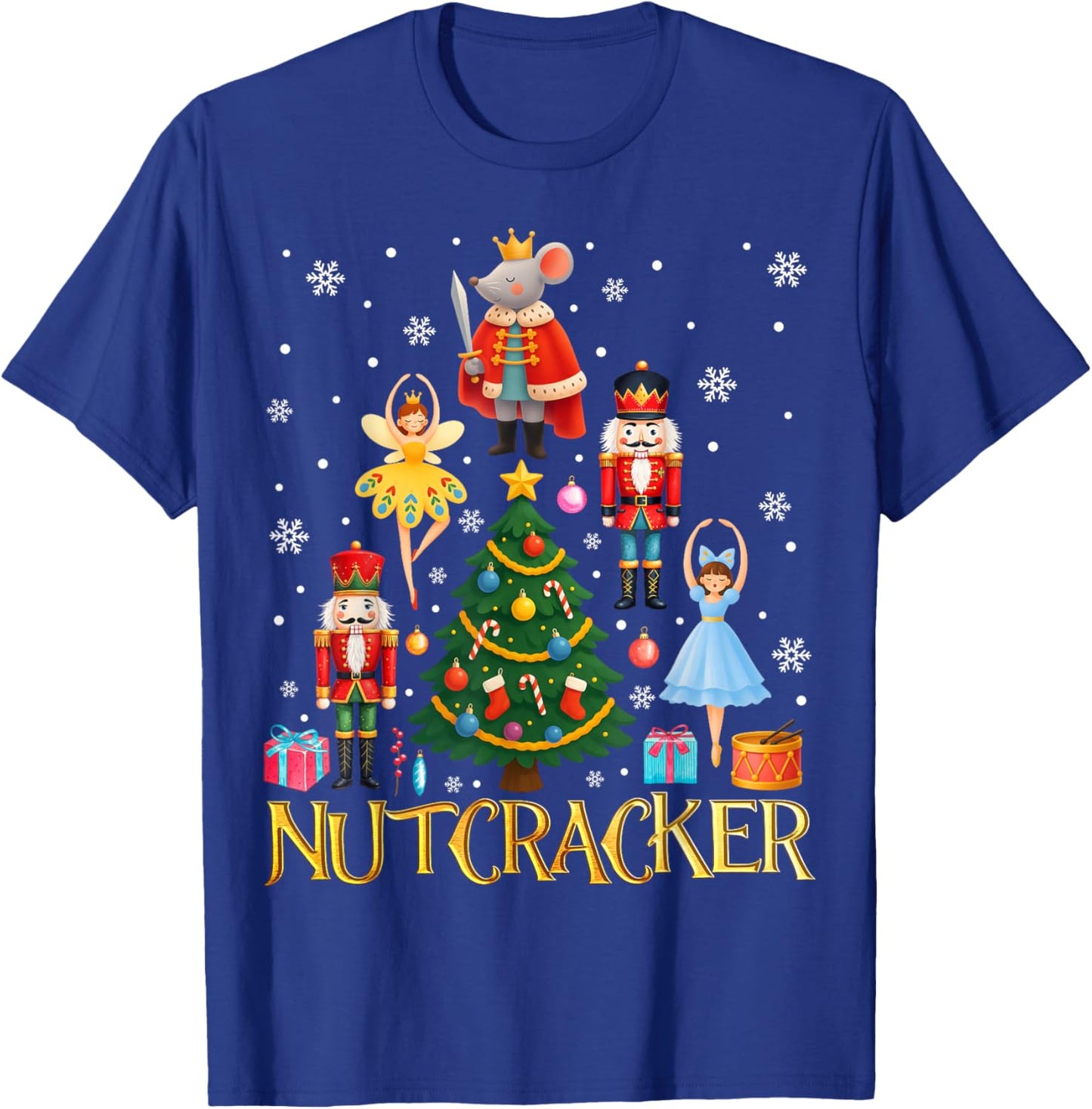 Christmas Nutcracker Squad Ballet Dance Women Girls Kids T-Shirt - T-Shirt | Royal