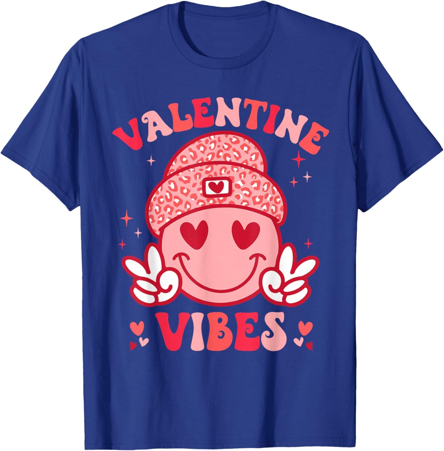 Valentines Vibes Valentines Day for Teens Boys Girls Kids T-Shirt - T-Shirt | Royal