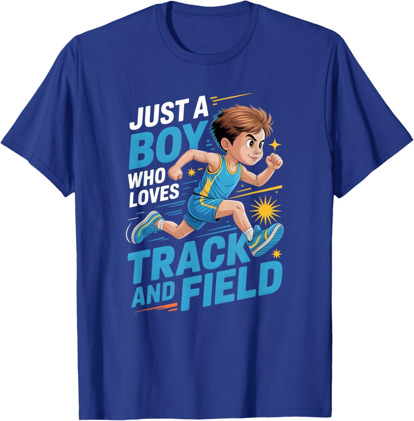 Boys Track and Field T-Shirt - T-Shirt | Royal
