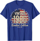 Vintage 1986 Limited Edition USA Flag 40-Year-Old Age 40 T-Shirt - T-Shirt | Royal
