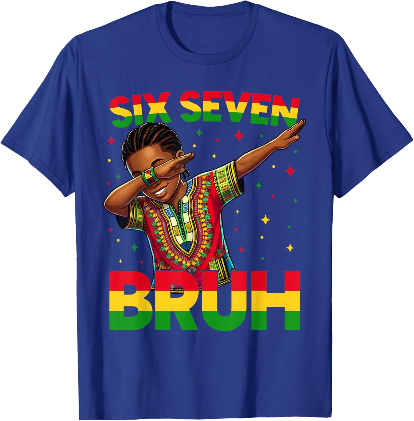 Bruh Dabbing Black History Month African 67 Meme Boys Kids T-Shirt - T-Shirt | Royal