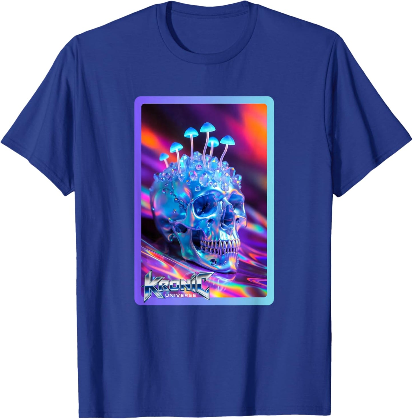 Blue Shroom Head T-Shirt - T-Shirt | Royal