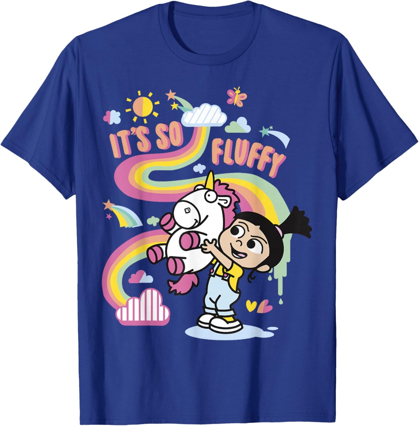 Despicable Me Minions Agnes Unicorn Rainbow T-Shirt - T-Shirt | Royal