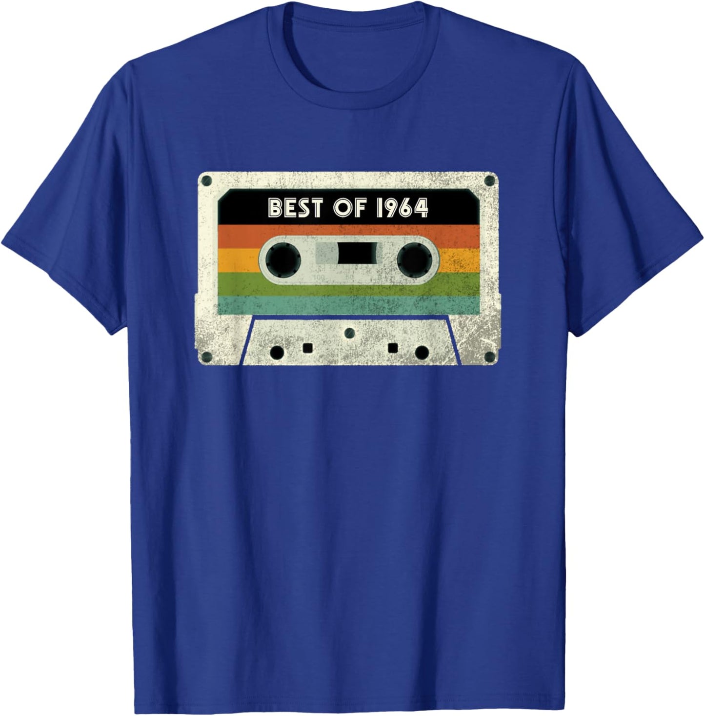 62th Birthday Gift 62 Years Old Men Women Retro Vintage 1964 T-Shirt - T-Shirt | Royal