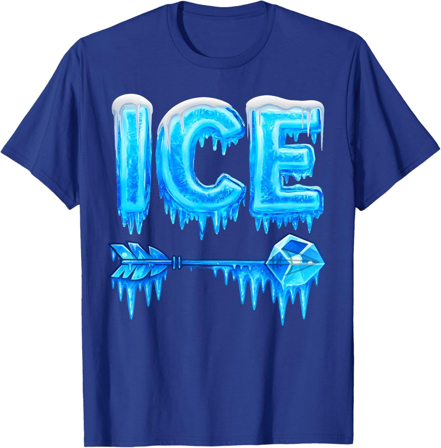 Funny Ice This is Fire Costume Halloween Family Matching T-Shirt - T-Shirt | Royal