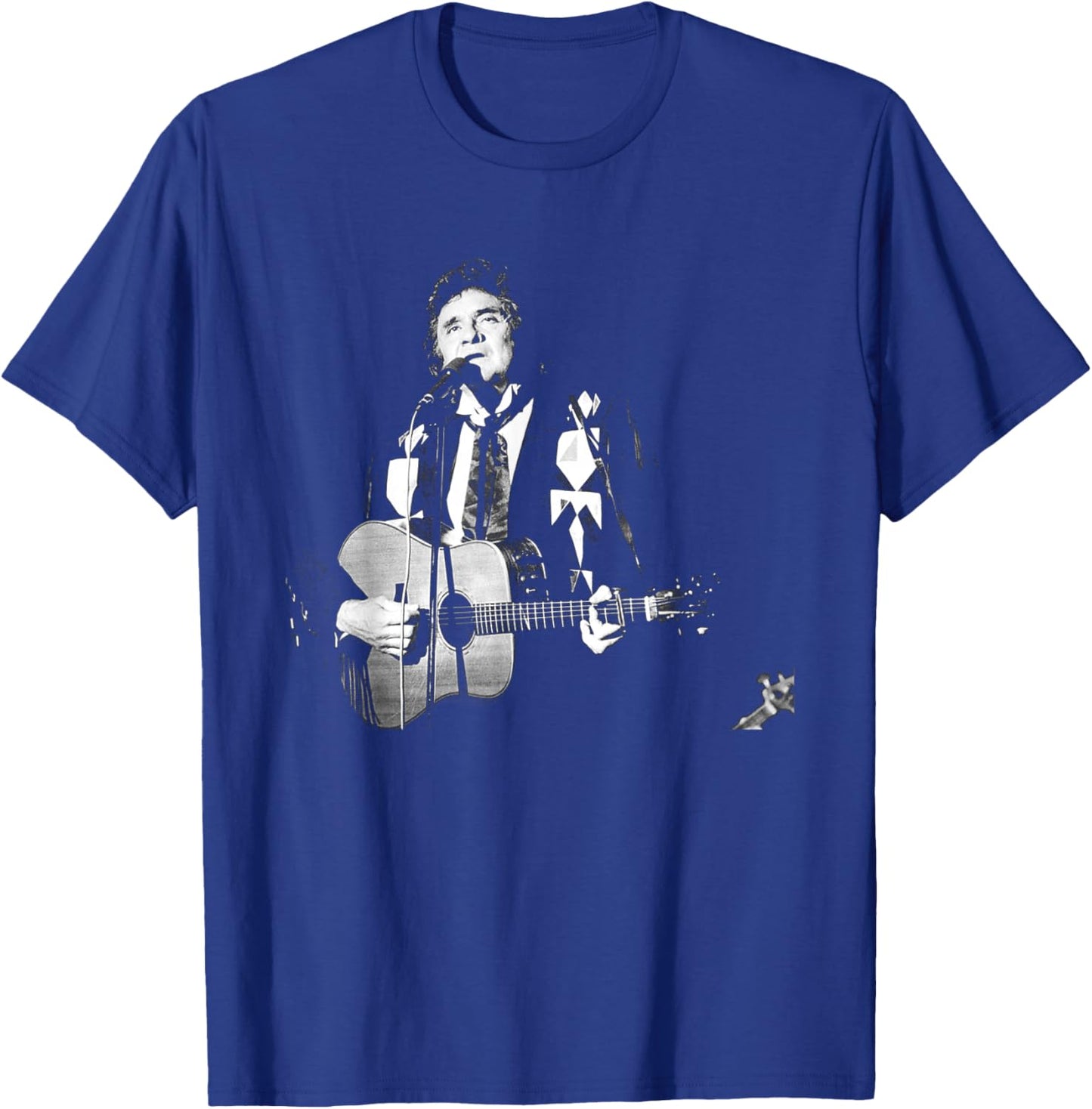 Johnny Cash is Coming to Town Era 1987 Live T-Shirt - T-Shirt | Royal