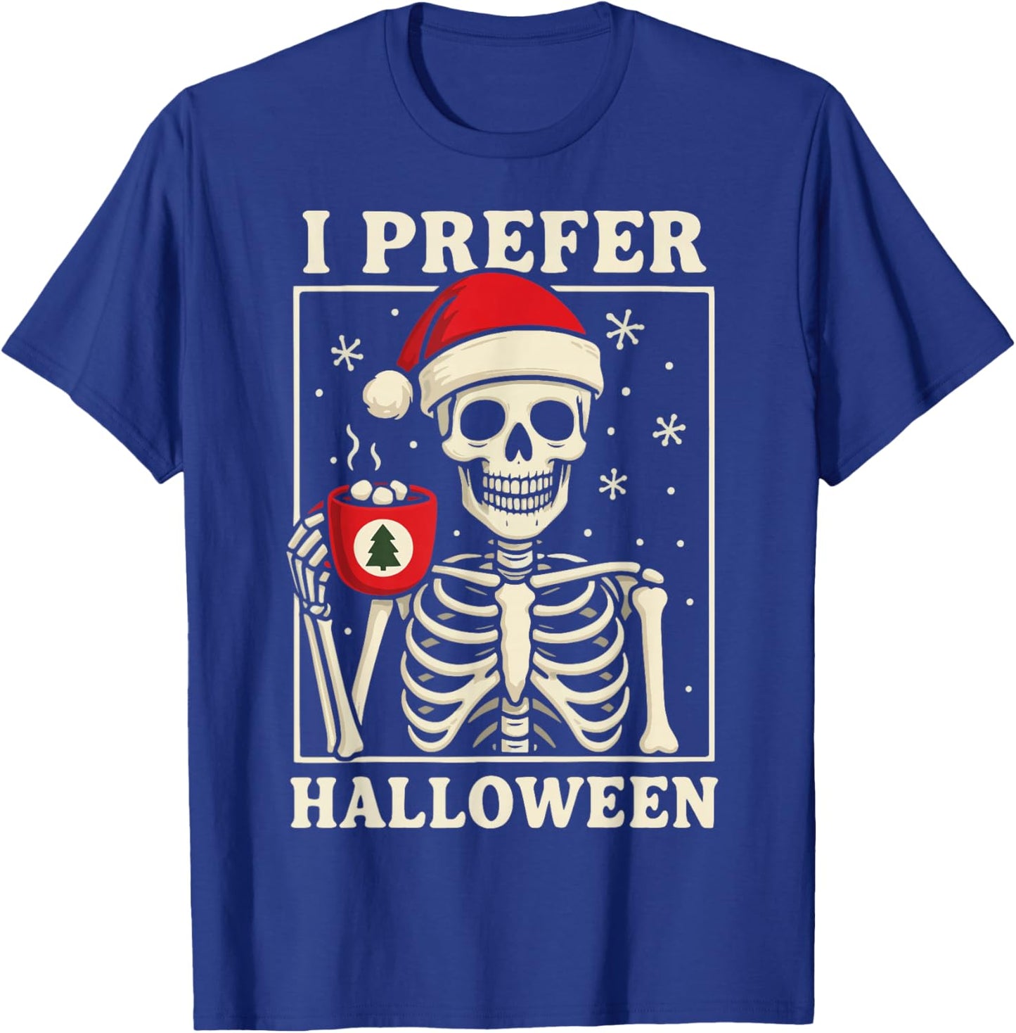 I Prefer Halloween T-Shirt - T-Shirt | Royal