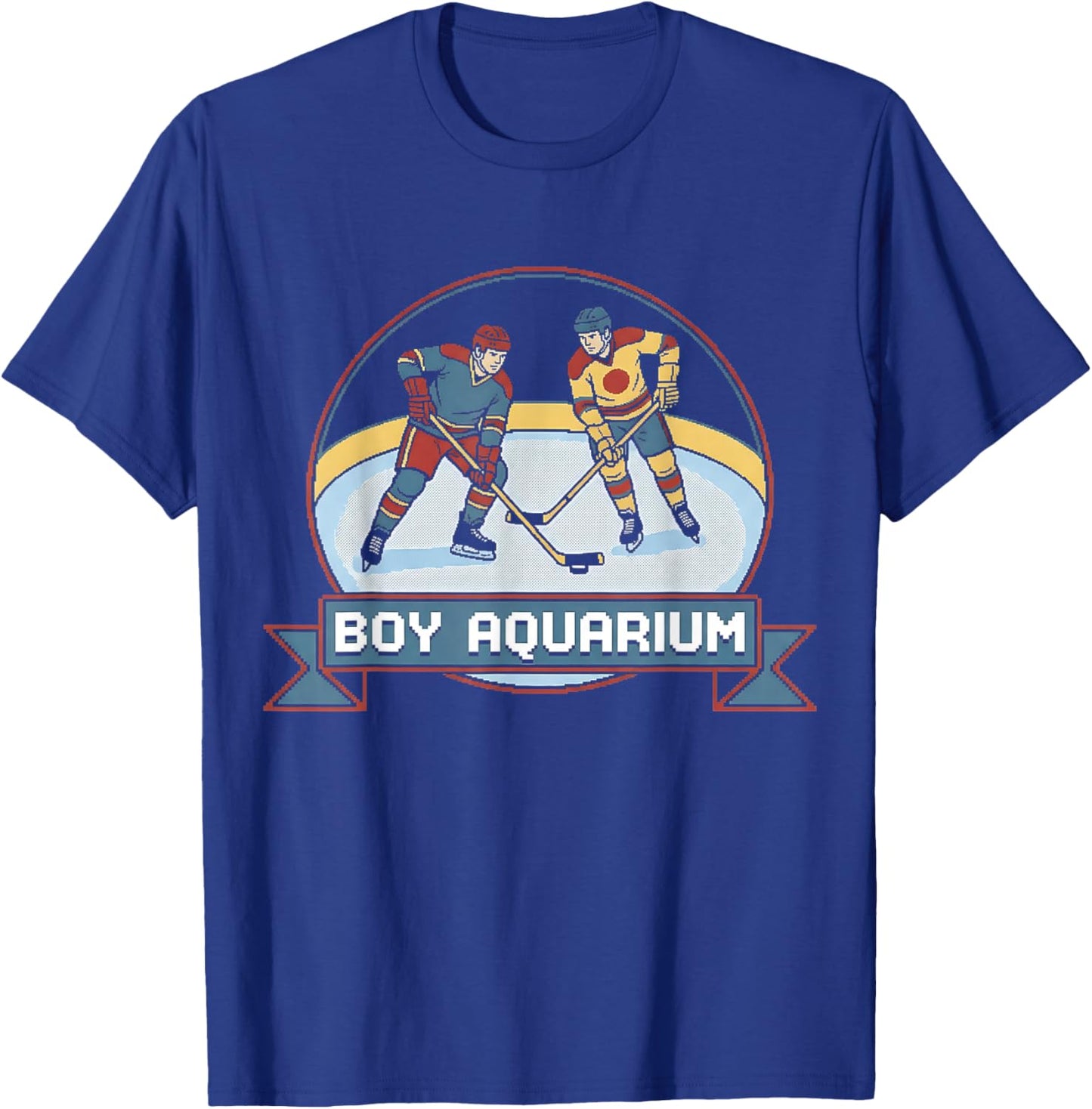 Boy Aquarium Hockey Shirt T-Shirt - T-Shirt | Royal