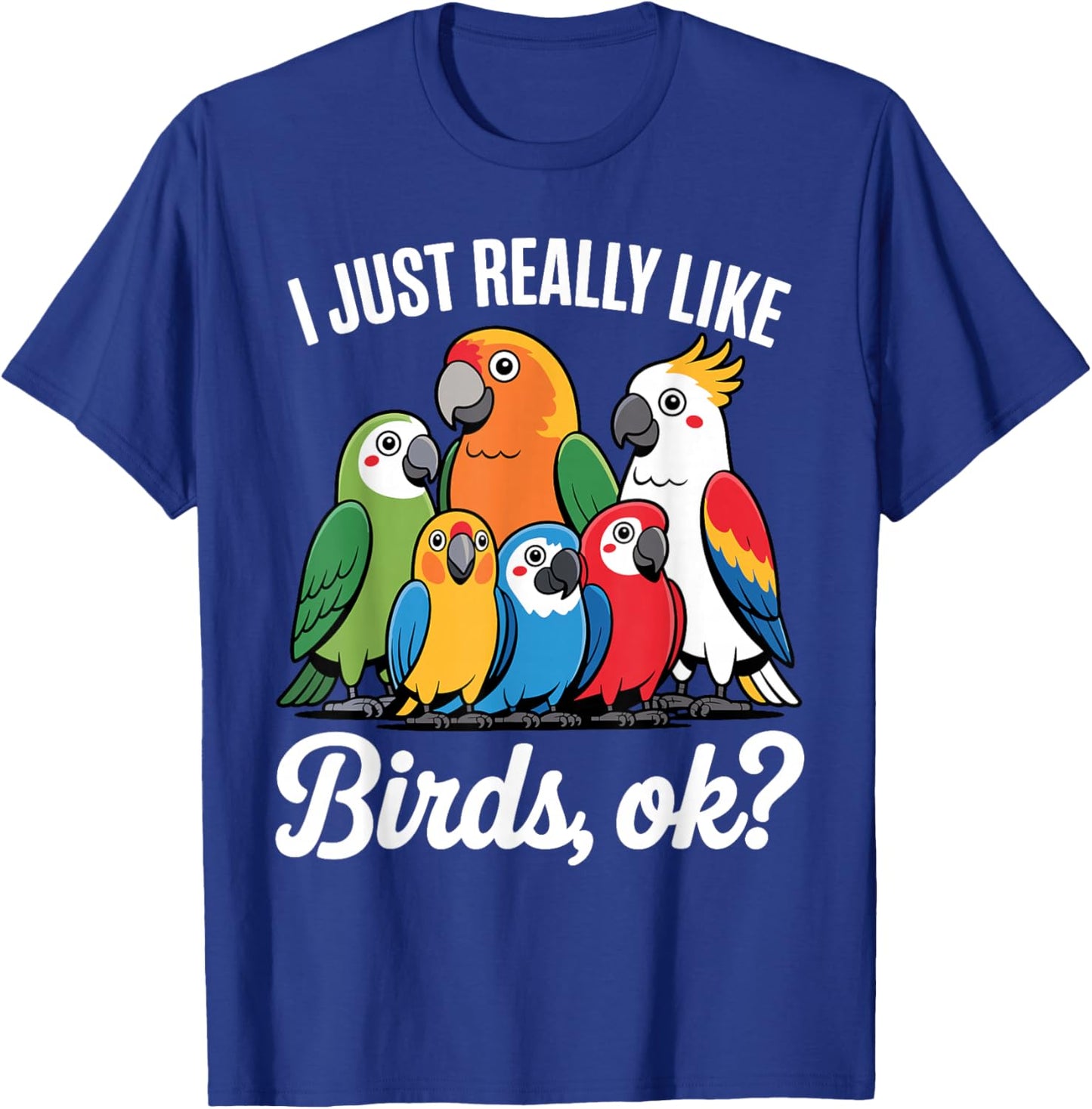 Funny Bird Watching Art Women Bird Watcher Birding T-Shirt - T-Shirt | Royal
