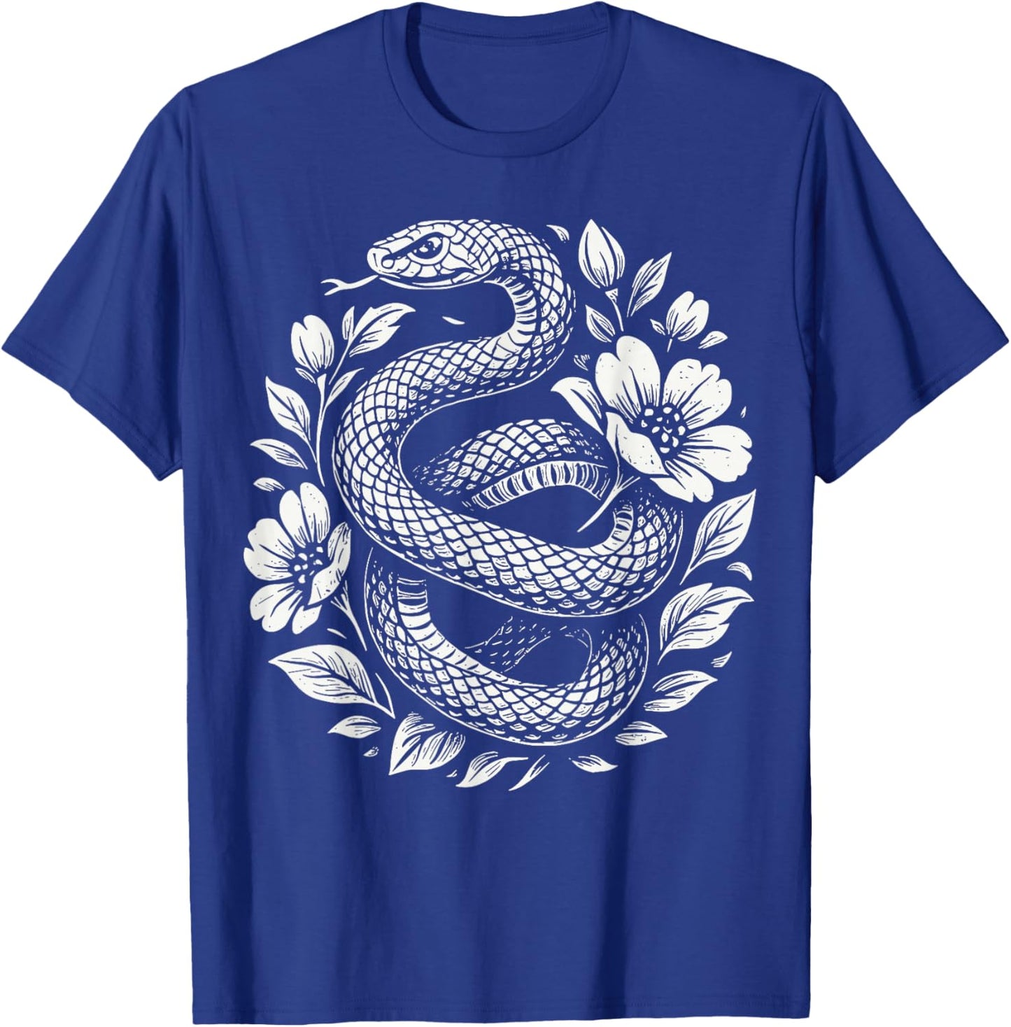 Floral Snake T-Shirt - T-Shirt | Royal
