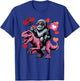 Bigfoot Trex Dino Valentines Day Kids Toddler Boys Youth T-Shirt - T-Shirt | Royal