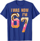 7 Year Old Birthday 67 Meme Kids I was 6 Now I'm 7 T-Shirt - T-Shirt | Royal
