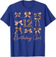 12th Birthday Girl Coquette Bow Leopard 12 Year Old Girls T-Shirt - T-Shirt | Royal