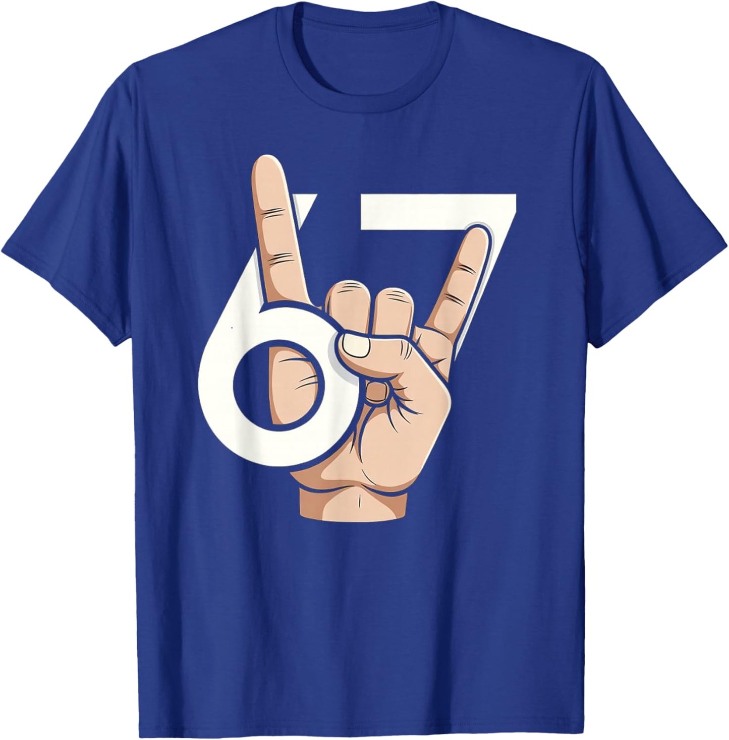 67 Meme T-Shirt - T-Shirt | Royal
